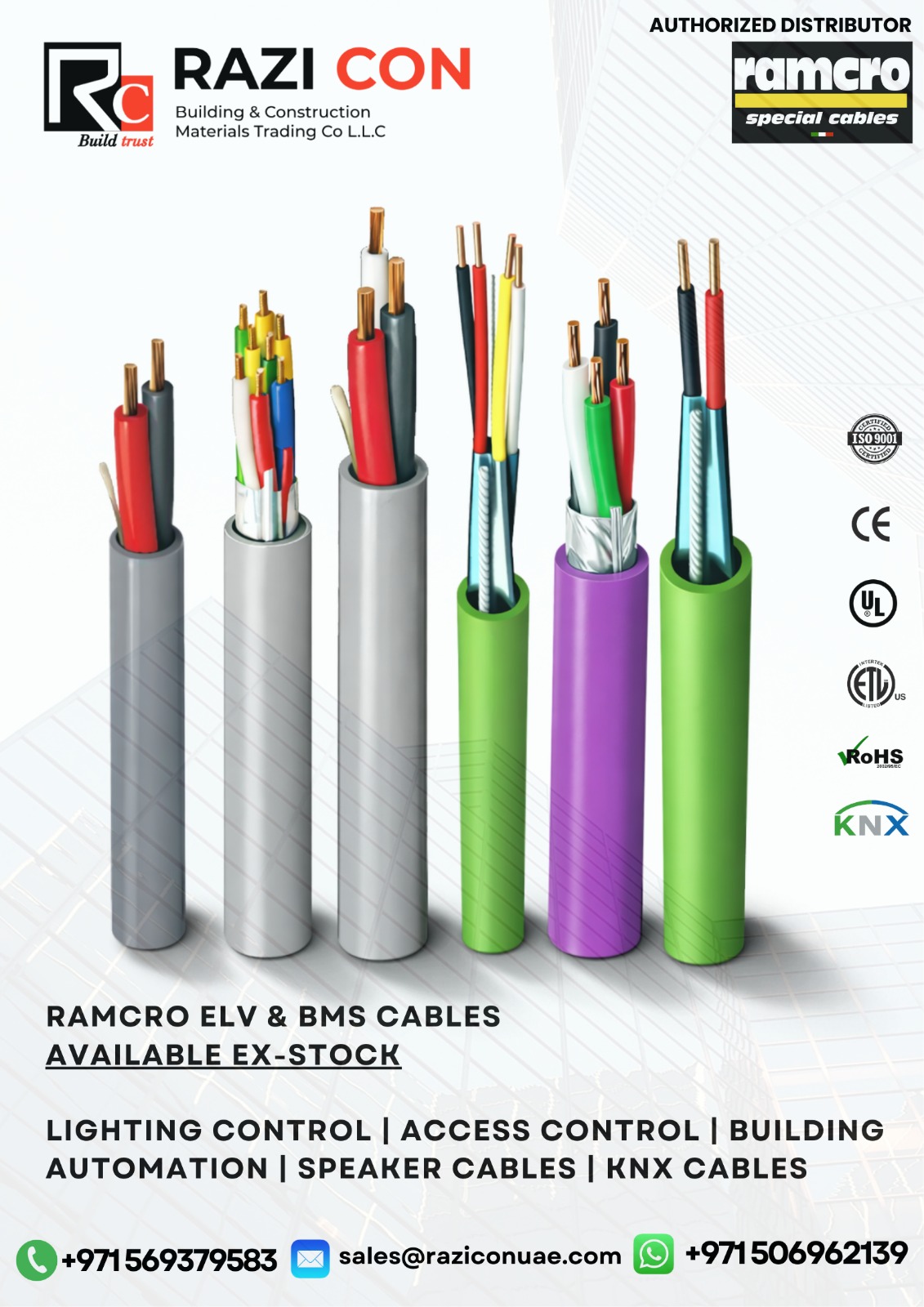BMS Cables | Multi-Conductor Control & Communication Cabling for Smart Buildings